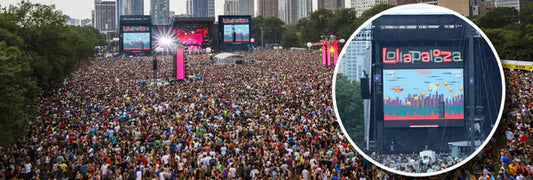 Playing games at Lollapalooza